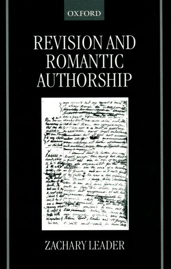 Revision and Romantic Authorship book cover