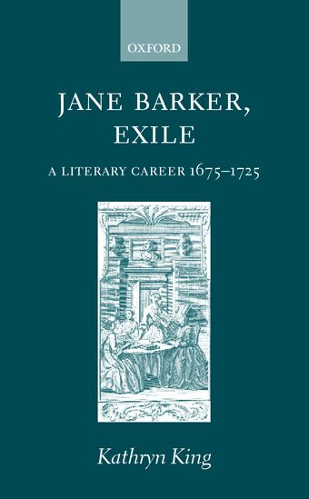 Jane Barker, Exile book cover