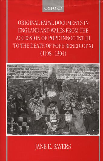 Original Papal Documents in England and Wales book cover