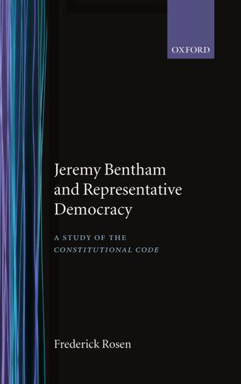 Jeremy Bentham and Representative Democracy book cover