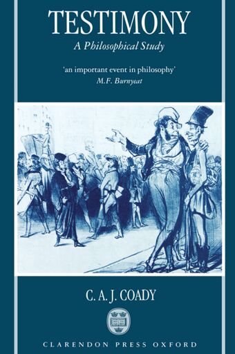 Testimony book cover