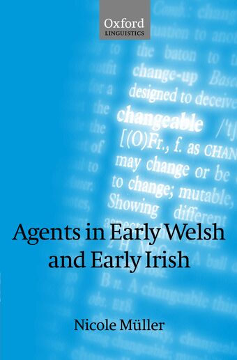 Agents in Early Welsh and Early Irish book cover