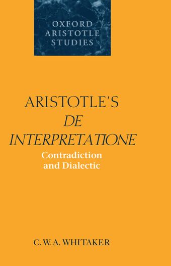 Aristotle's De Interpretatione book cover