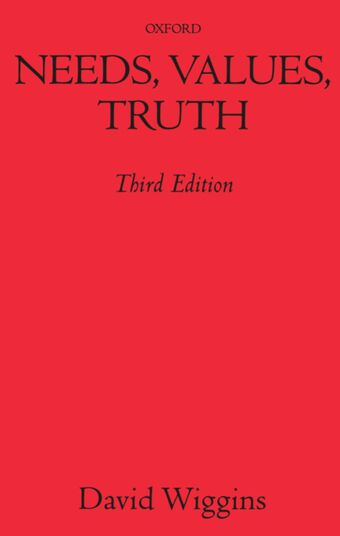 Needs, Values, Truth book cover