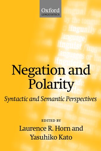Negation and Polarity book cover