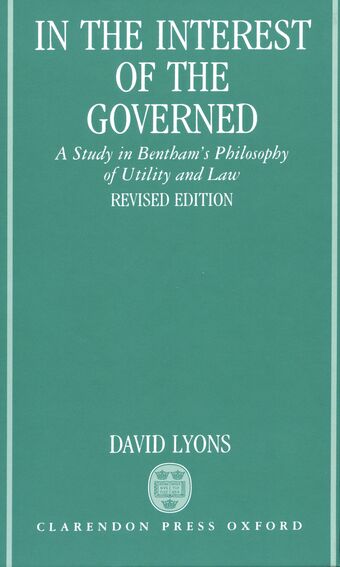 In the Interest of the Governed book cover