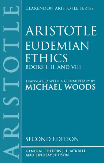 Eudemian Ethics Books I, II, and VIII book cover