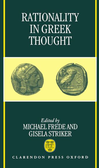 Rationality in Greek Thought book cover