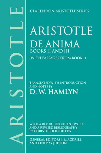 De Anima book cover