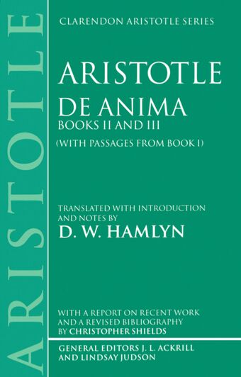 De Anima book cover