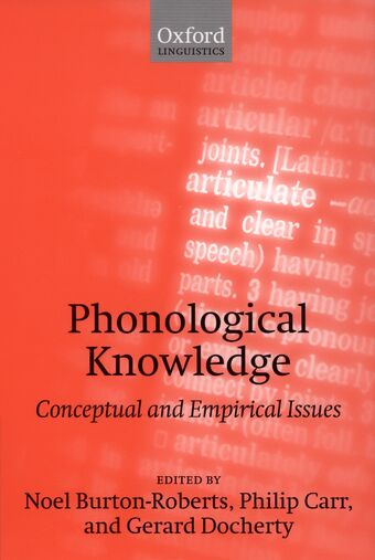 Phonological Knowledge book cover