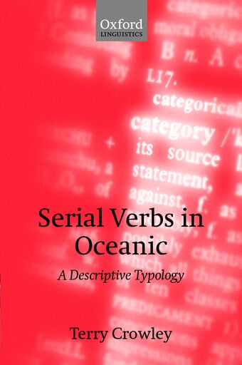 Serial Verbs in Oceanic book cover