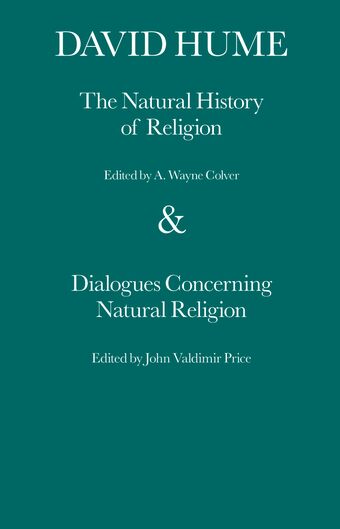 The Natural History of Religion and Dialogues Concerning Natural Religion book cover