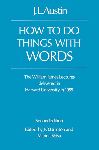 How to Do Things With Words book cover