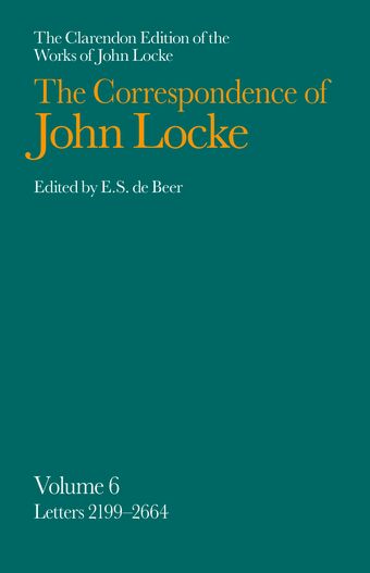 The Clarendon Edition of the Works of John Locke book cover