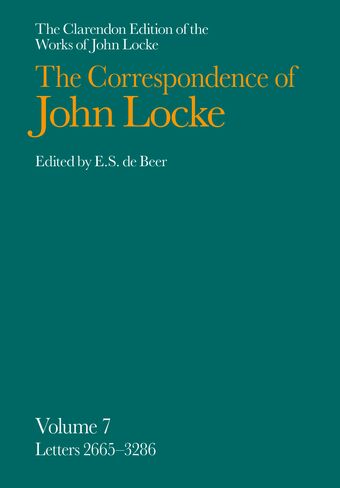 The Clarendon Edition of the Works of John Locke book cover