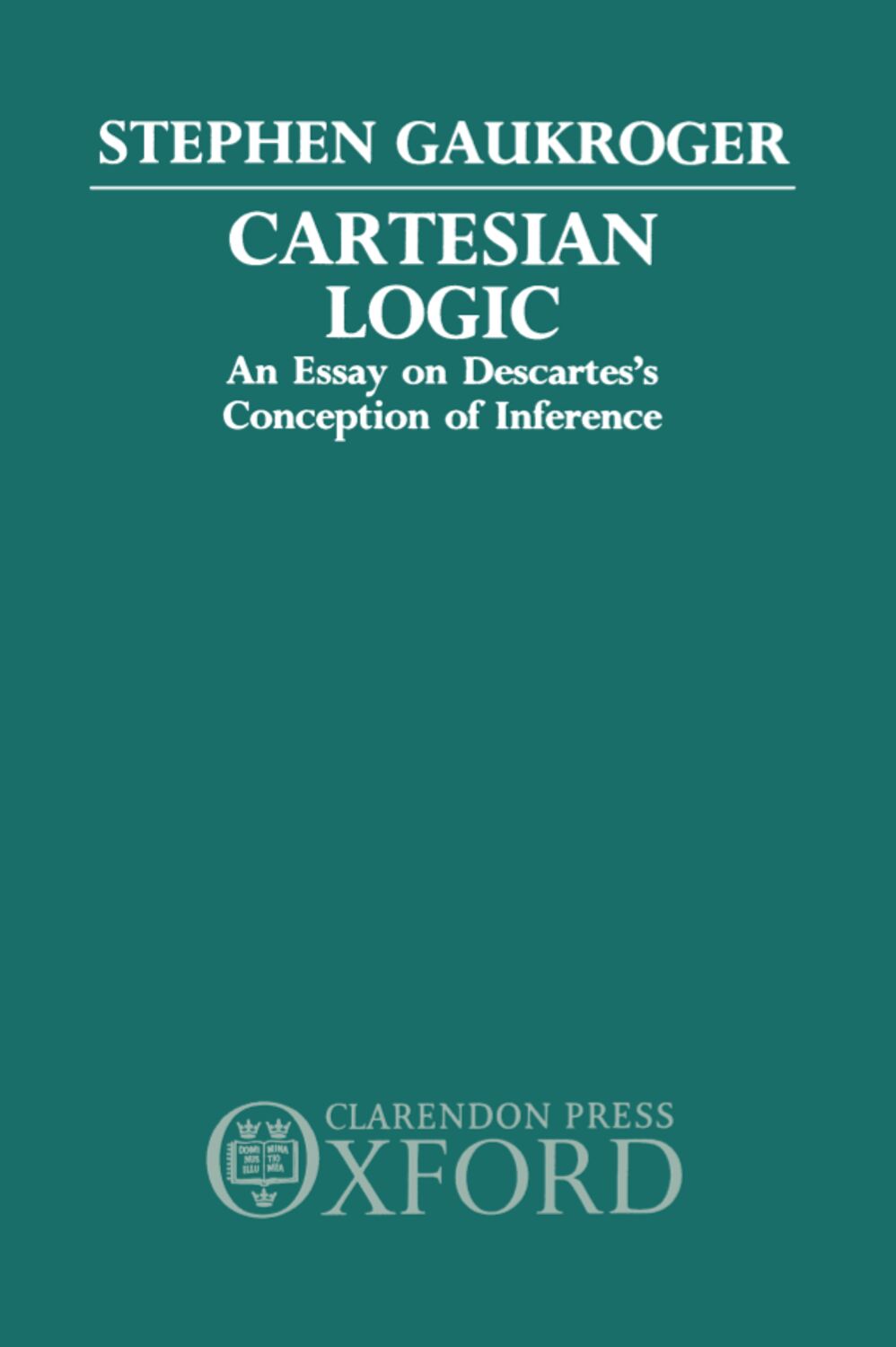 Cartesian Logic book cover