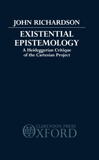 Existential Epistemology book cover