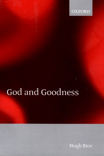 God and Goodness book cover