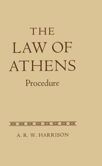 The Law of Athens book cover