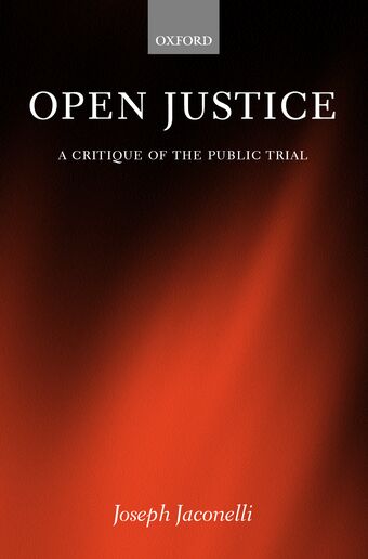 Open Justice book cover