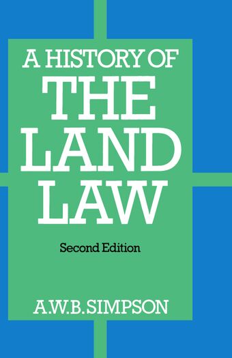A History of the Land Law book cover