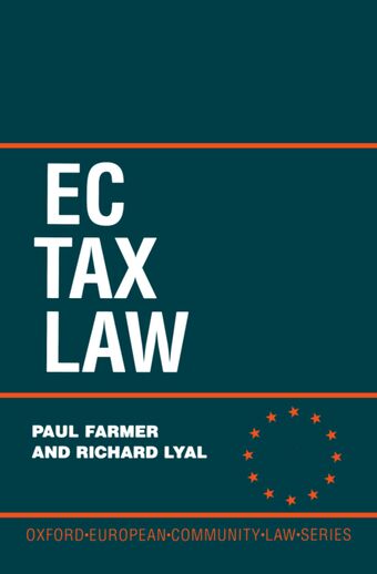 EC Tax Law book cover