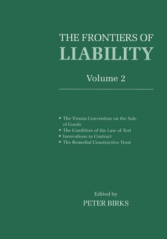 Frontiers of Liability: Volume 2 book cover