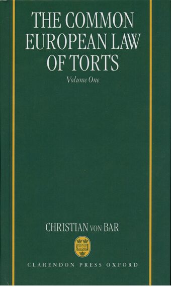 The Common European Law of Torts book cover