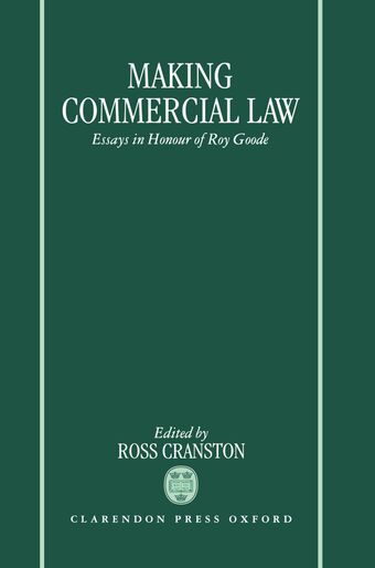 Making Commercial Law book cover