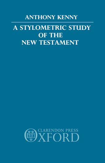 A Stylometric Study of the New Testament book cover