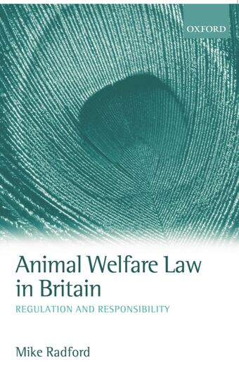 Animal Welfare Law in Britain book cover