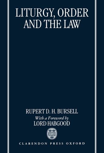 Liturgy, Order and the Law book cover