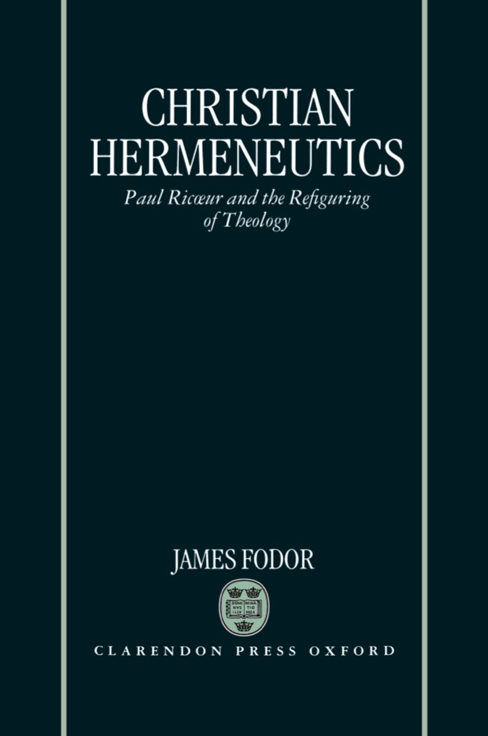 Christian Hermeneutics book cover