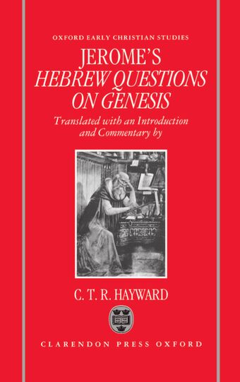 Saint Jerome's Hebrew Questions on Genesis book cover