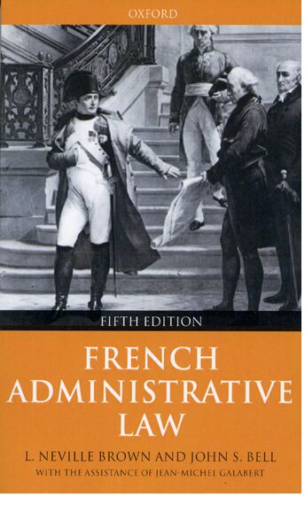 French Administrative Law book cover