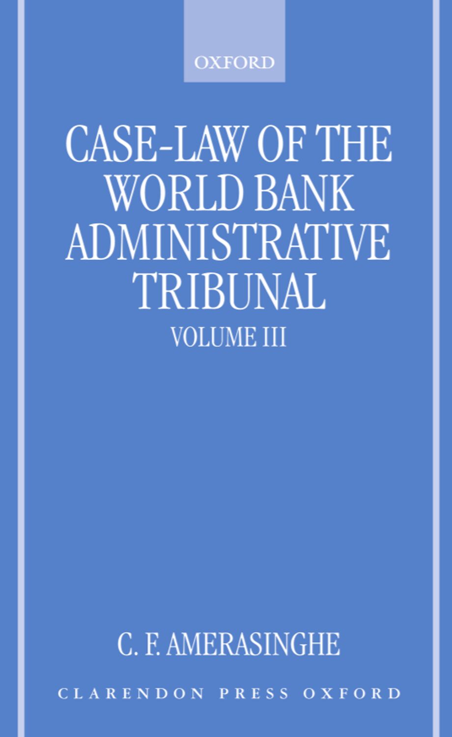 Case-Law of the World Bank Administrative Tribunal book cover