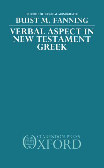 Verbal Aspect in New Testament Greek book cover