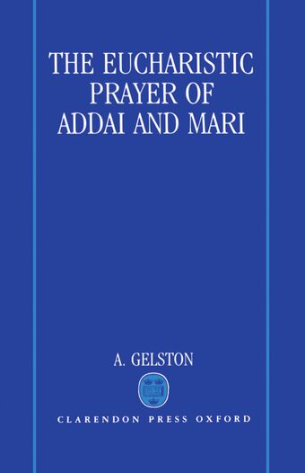 The Eucharistic Prayer of Addai and Mari book cover