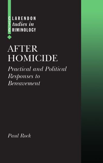 After Homicide book cover