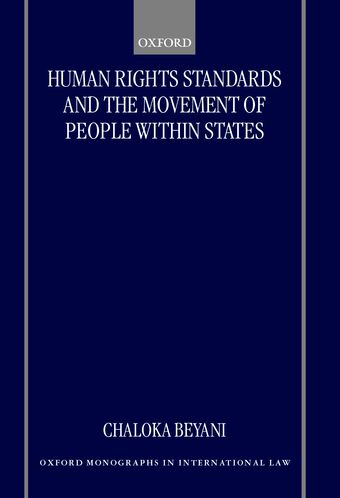 Human Rights Standards and the Free Movement of People Within States book cover