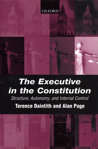 The Executive in the Constitution book cover