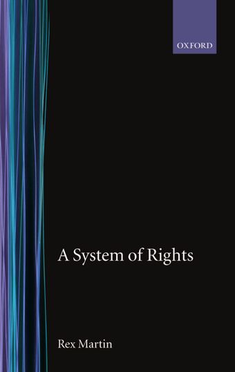 A System of Rights book cover
