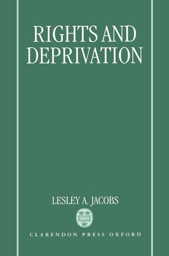 Rights and Deprivation book cover