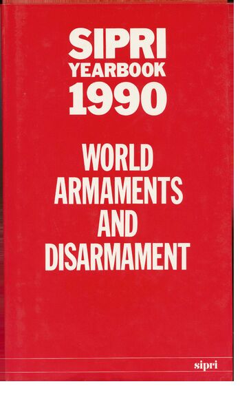 SIPRI Yearbook 1990 book cover