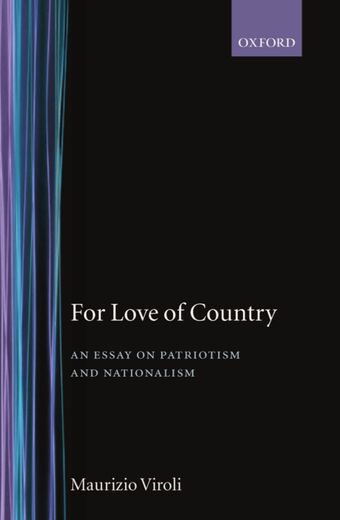 For Love of Country book cover