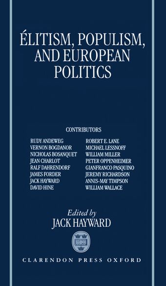 Elitism, Populism, and European Politics book cover
