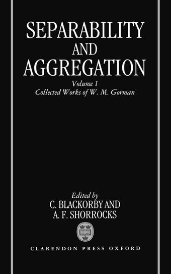 Separability and Aggregation book cover