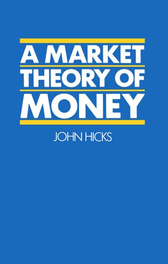 A Market Theory of Money book cover
