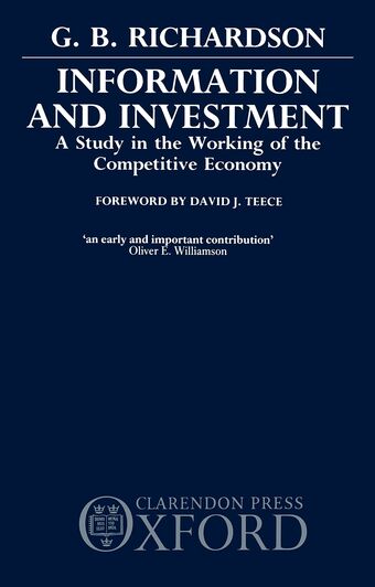 Information and Investment book cover